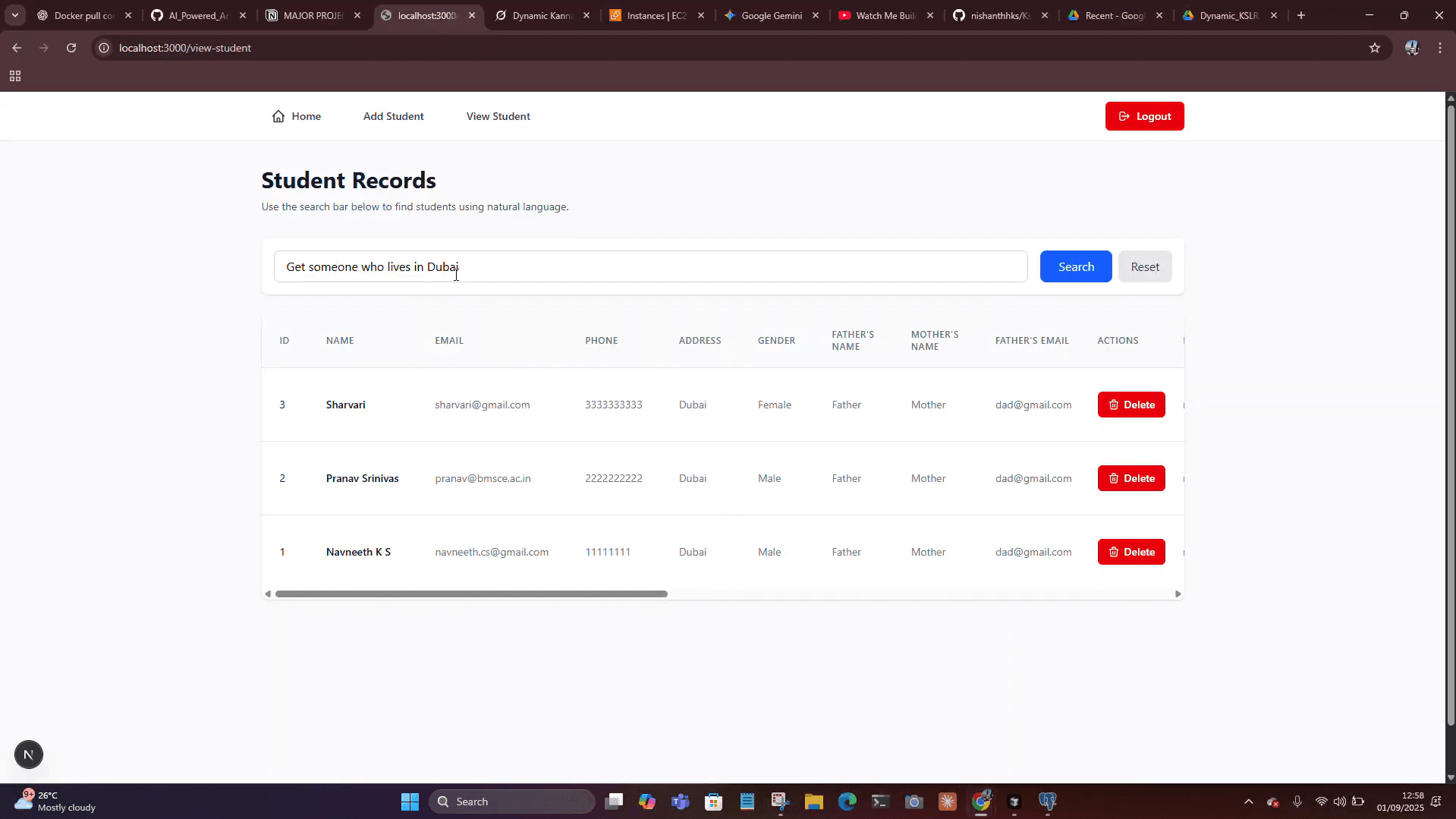 AI powered Admin Portal